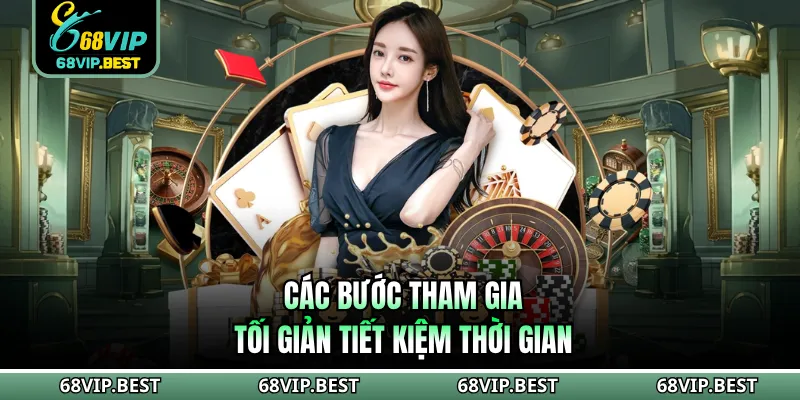 Các bước tham gia tối giản tiết kiệm thời gian