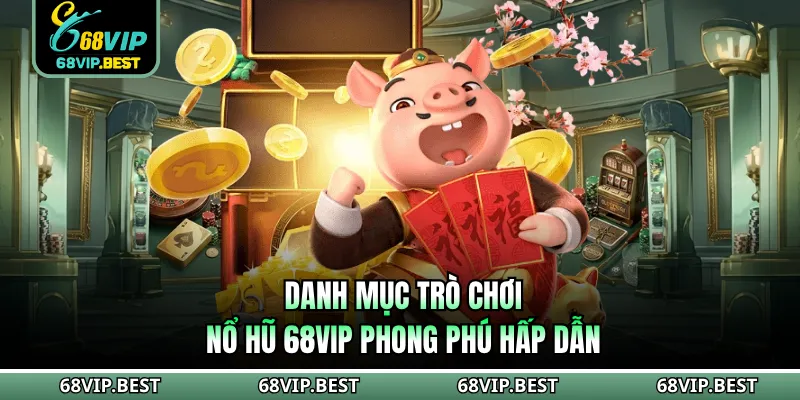 Danh mục trò chơi nổ hũ 68VIP phong phú hấp dẫn