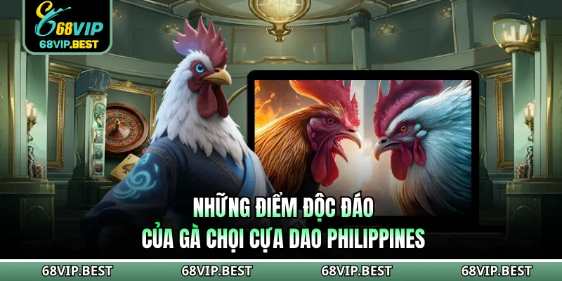Những điểm độc đáo của gà chọi cựa dao Philippines