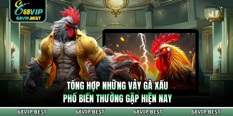 Tổng hợp những vảy gà xấu phổ biến thường gặp hiện nay